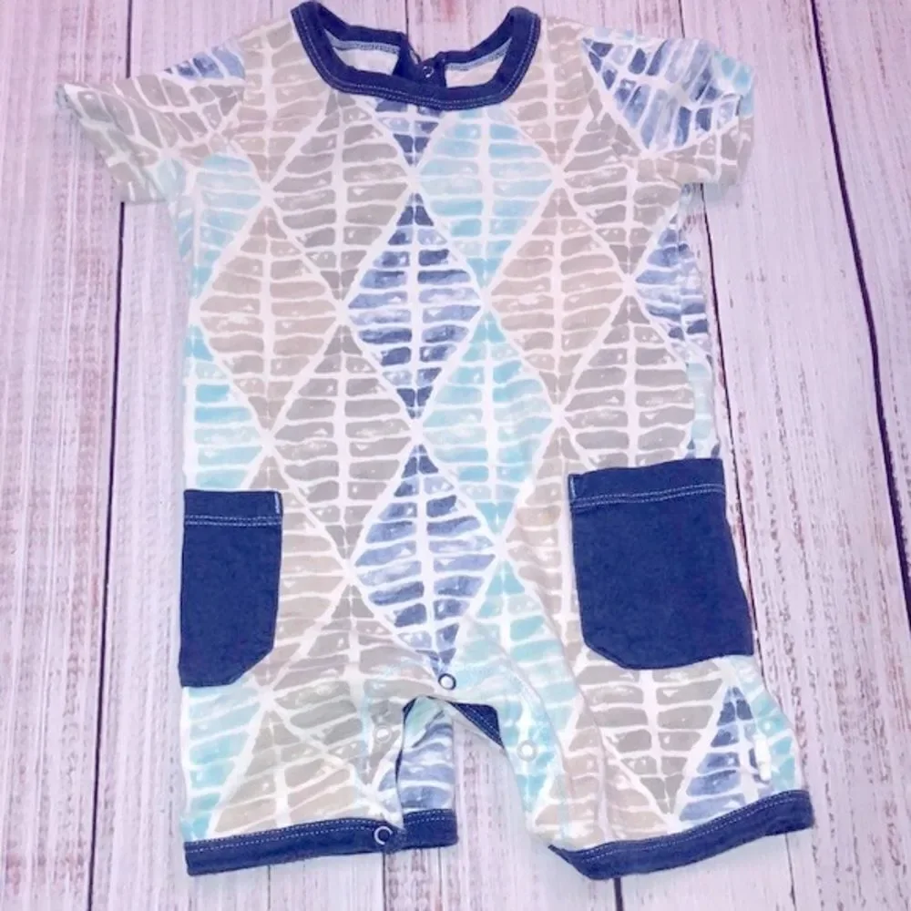 Burts bees baby organic cotton one piece size 12 months